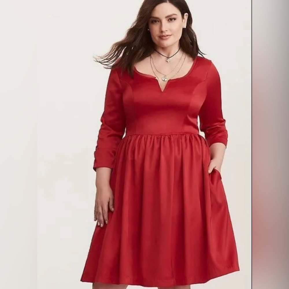 Torrid size 16 Outlander red dress NEW